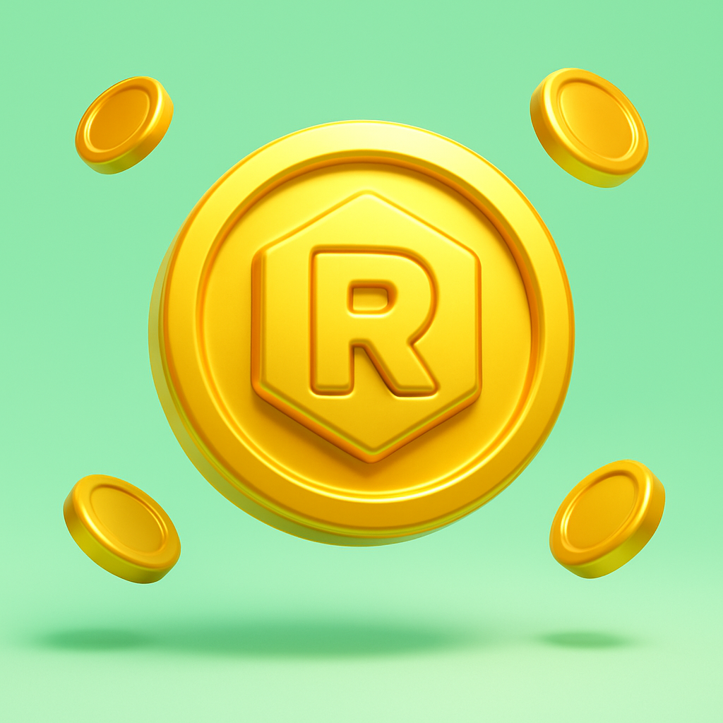 Купить робуксы дешево — золотые монеты Robux для Roblox